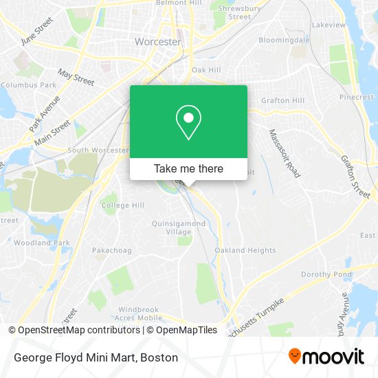 George Floyd Mini Mart map