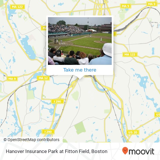 Hanover Insurance Park at Fitton Field map