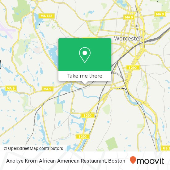 Anokye Krom African-American Restaurant map