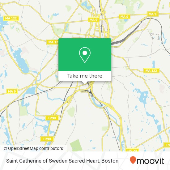 Mapa de Saint Catherine of Sweden Sacred Heart