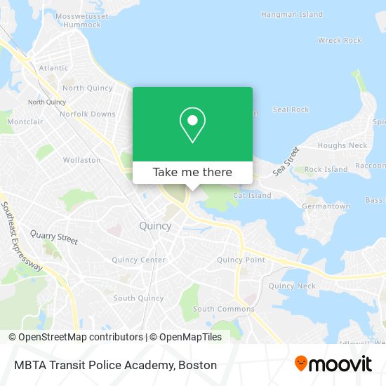 Mapa de MBTA Transit Police Academy