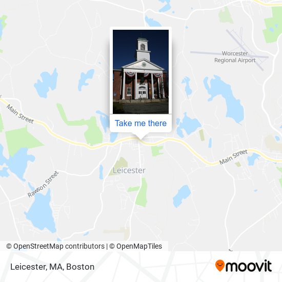 Leicester, MA map