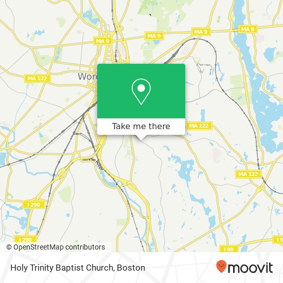 Holy Trinity Baptist Church map