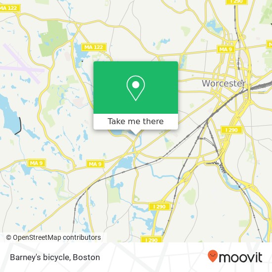 Mapa de Barney's bicycle