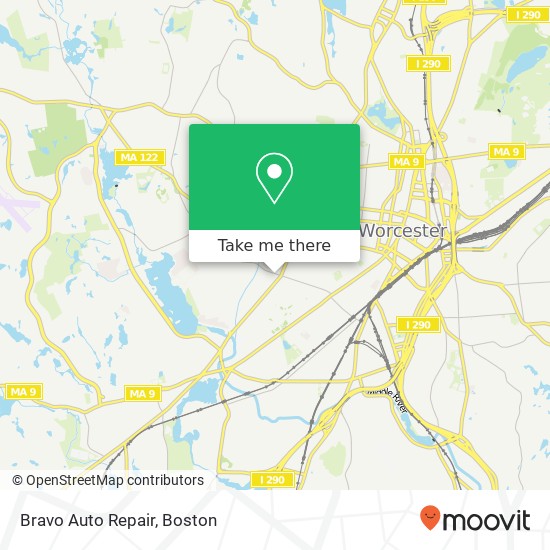 Mapa de Bravo Auto Repair