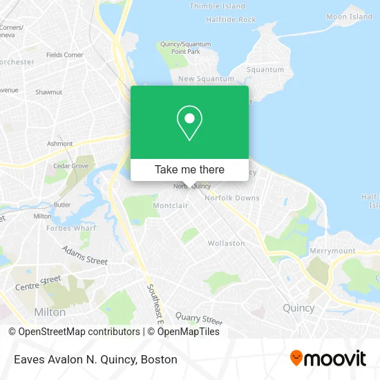 Eaves Avalon N. Quincy map