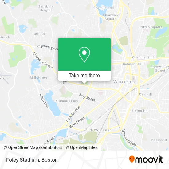 Mapa de Foley Stadium