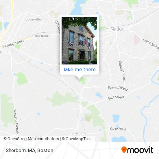 Sherborn, MA map