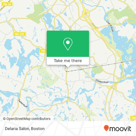 Delaria Salon map