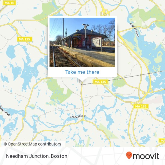 Needham Junction map