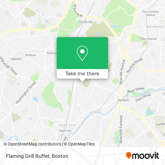 Flaming Grill Buffet map