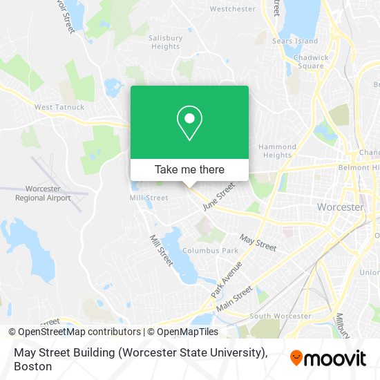 May Street Building (Worcester State University) map