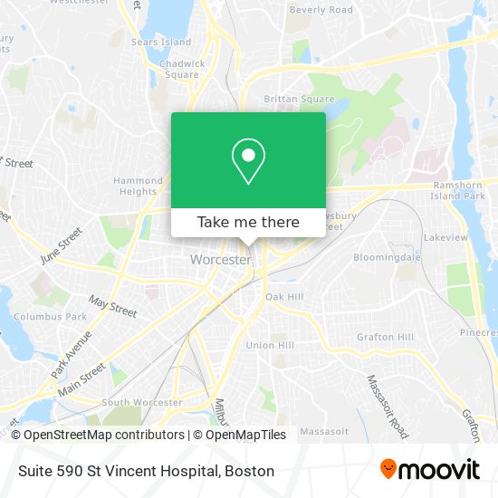 Mapa de Suite 590 St Vincent Hospital
