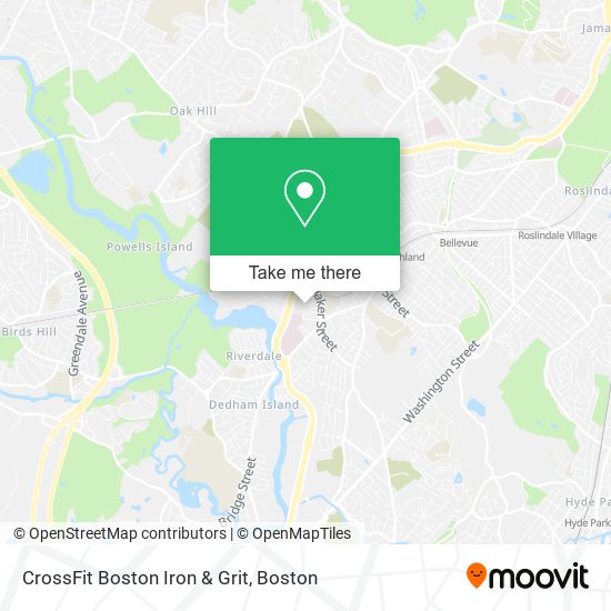 CrossFit Boston Iron & Grit map
