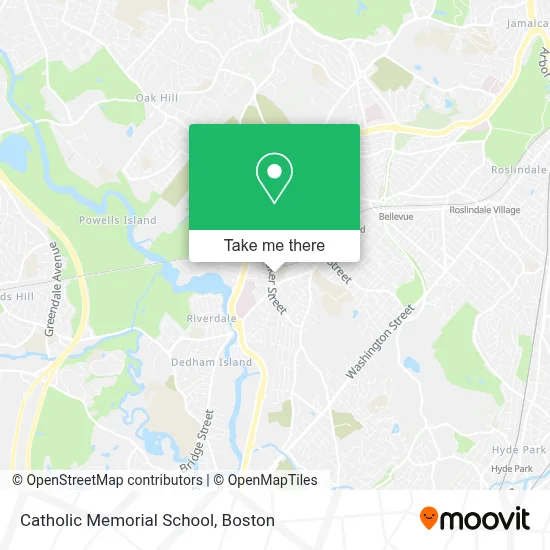 Catholic Memorial School map