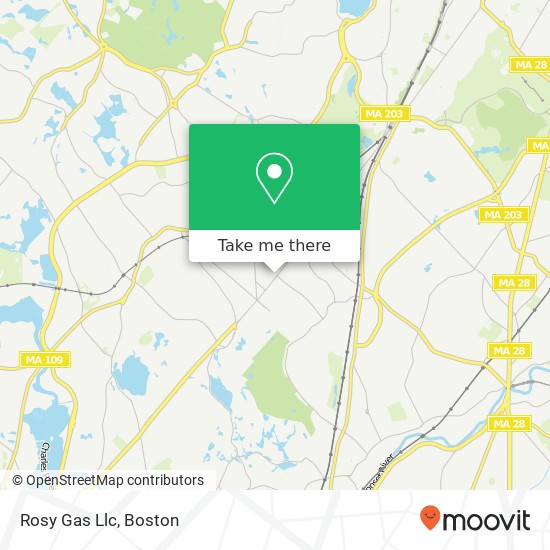 Rosy Gas Llc map