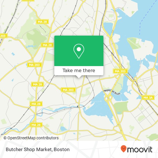 Mapa de Butcher Shop Market