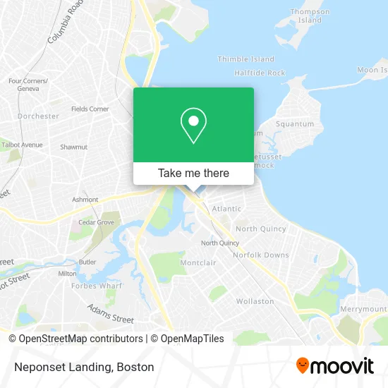 Neponset Landing map