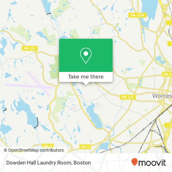 Mapa de Dowden Hall Laundry Room