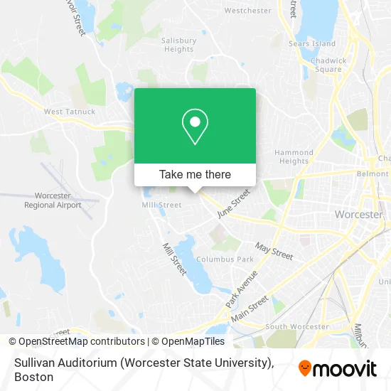 Sullivan Auditorium (Worcester State University) map