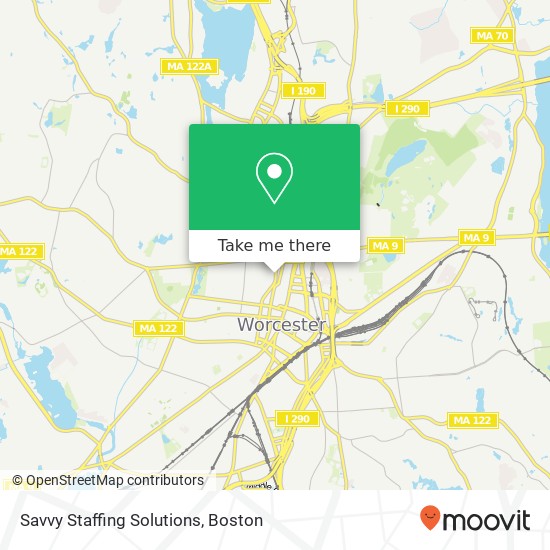 Mapa de Savvy Staffing Solutions