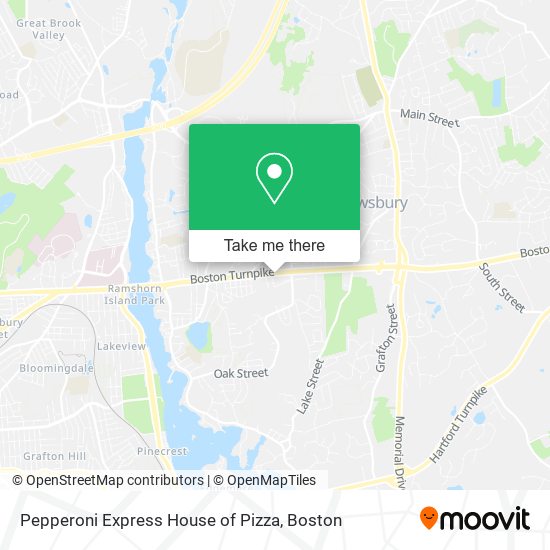 Pepperoni Express House of Pizza map