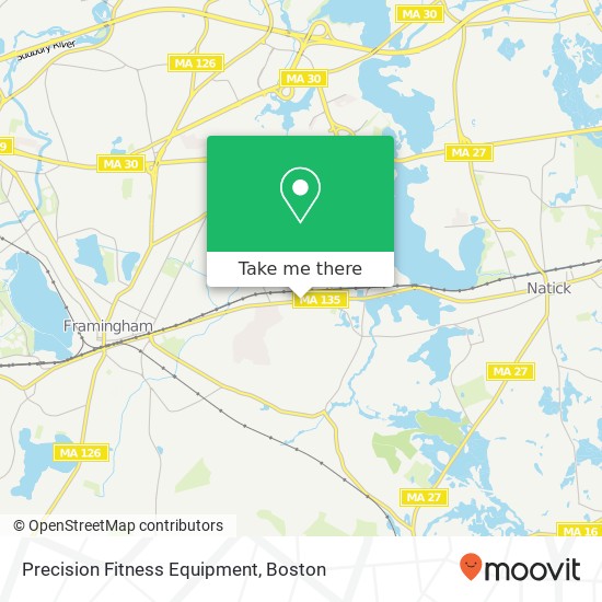 Precision Fitness Equipment map