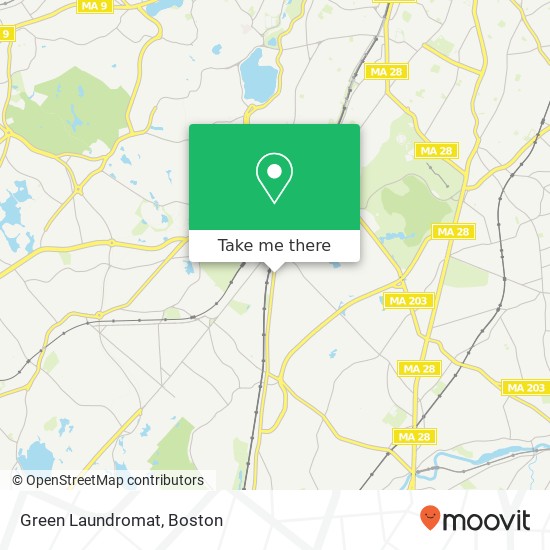 Green Laundromat map