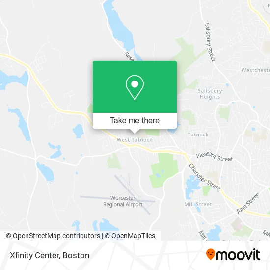 Xfinity Center map