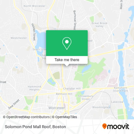 Solomon Pond Mall Roof map