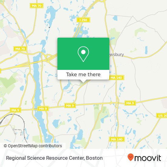 Regional Science Resource Center map