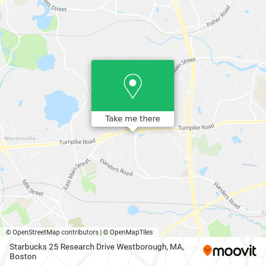 Starbucks 25 Research Drive Westborough, MA map