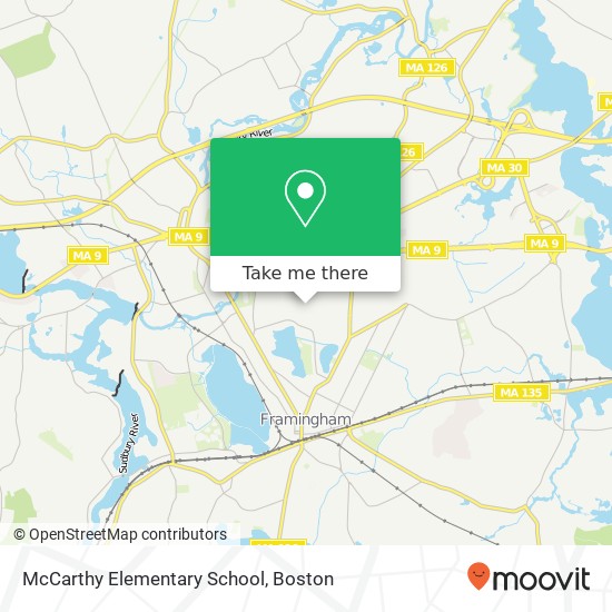 McCarthy Elementary School map