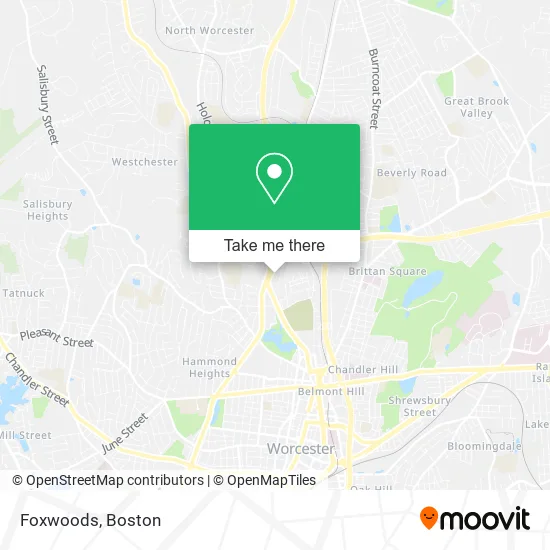 Mapa de Foxwoods