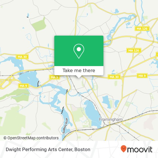 Dwight Performing Arts Center map