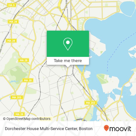 Mapa de Dorchester House Multi-Service Center