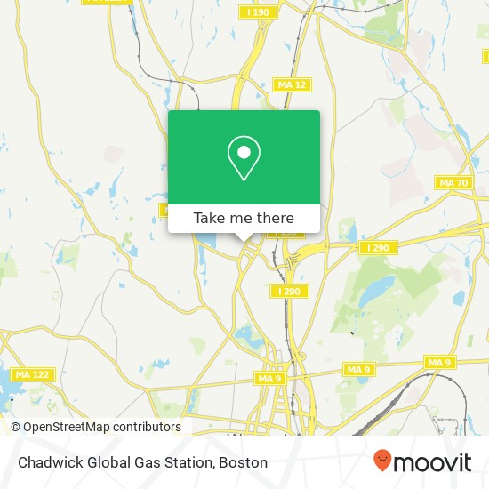 Chadwick Global Gas Station map