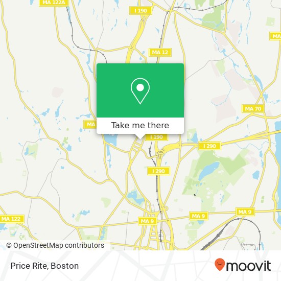 Price Rite map