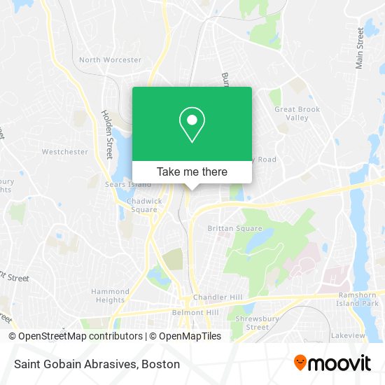 Saint Gobain Abrasives map