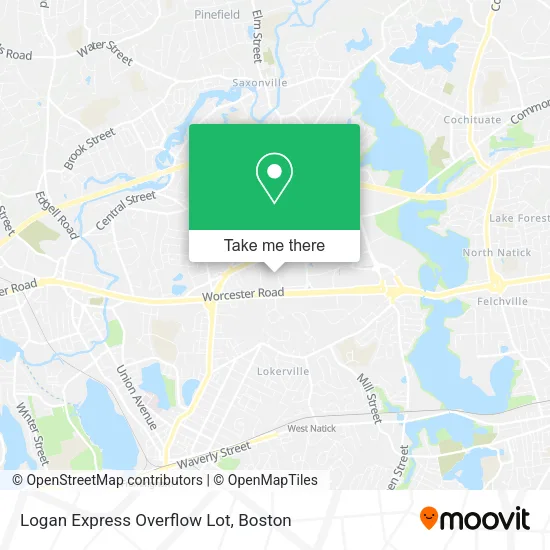 Logan Express Overflow Lot map
