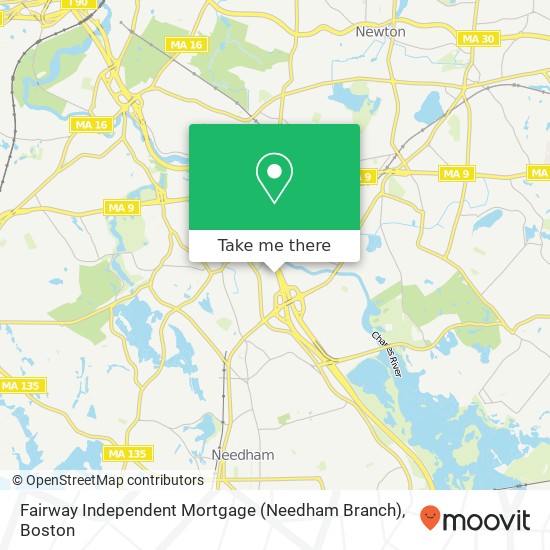 Fairway Independent Mortgage (Needham Branch) map