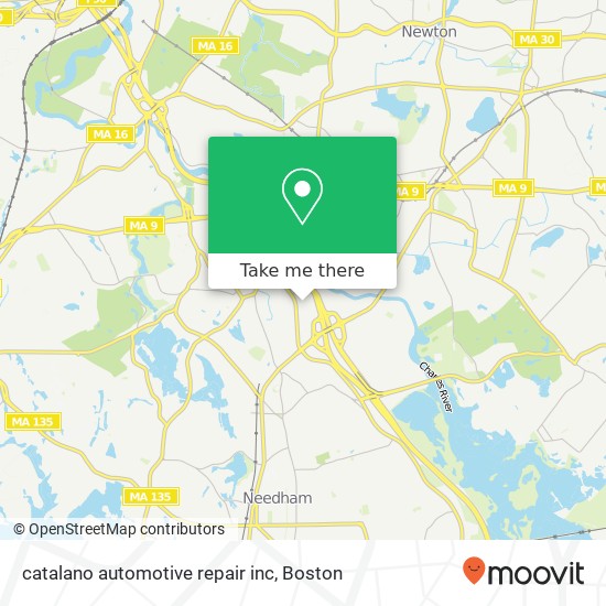 catalano automotive repair inc map