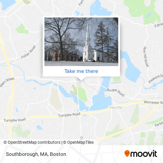 Southborough, MA map