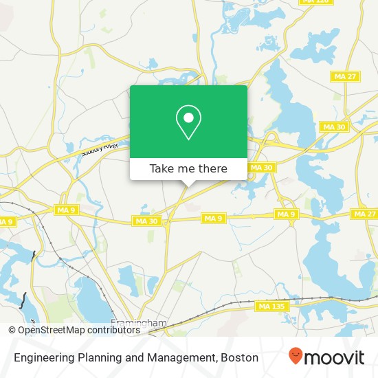 Engineering Planning and Management map