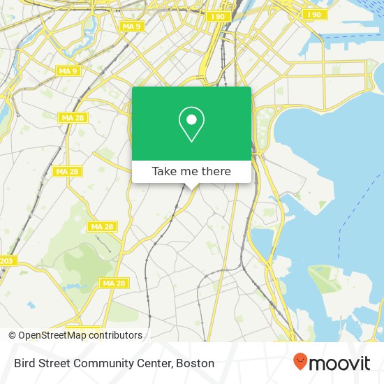 Mapa de Bird Street Community Center
