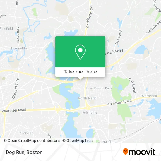 Dog Run map