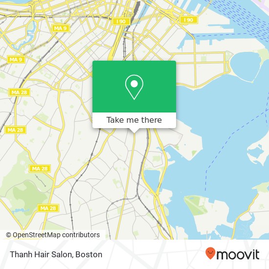 Mapa de Thanh Hair Salon