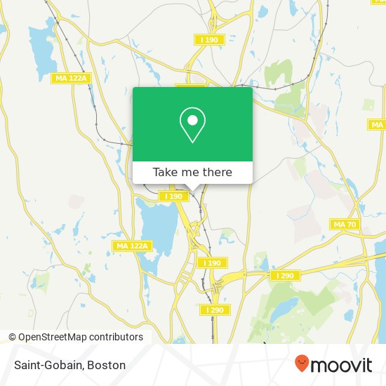 Saint-Gobain map