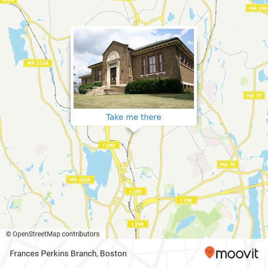 Frances Perkins Branch map