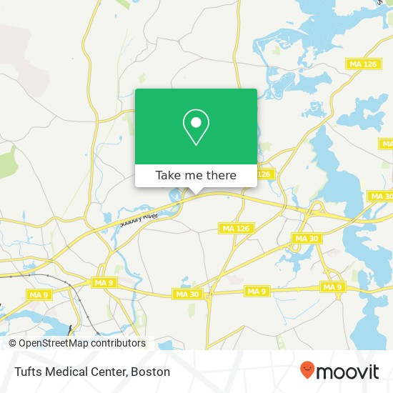 Tufts Medical Center map